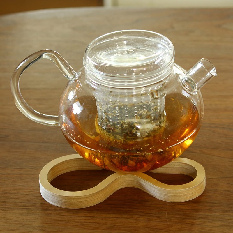 Mayamu Birch Heat Resistant Pot Stand (Trivet), White, Small