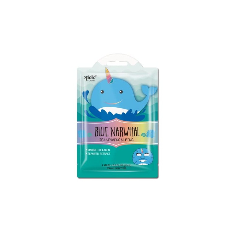 Character Masks (Blue Narwhal 6pk)