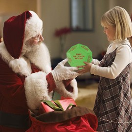 Santa Swap Gift Exchange Dice - 2025 Edition, 12 Unique Sides for Endless Holiday Fun, Oversized 3x3x3in High-Density Food-Grade PU, Perfect for Family Gatherings and Office Parties(1 Pack)