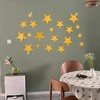 20pcs Stars Acrylic Mirror Wall Stickers,Sparkles and Stars Wall Decals
