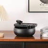 Ceramic Tabletop Fountain for Indoor and Outdoor Table Desk Office