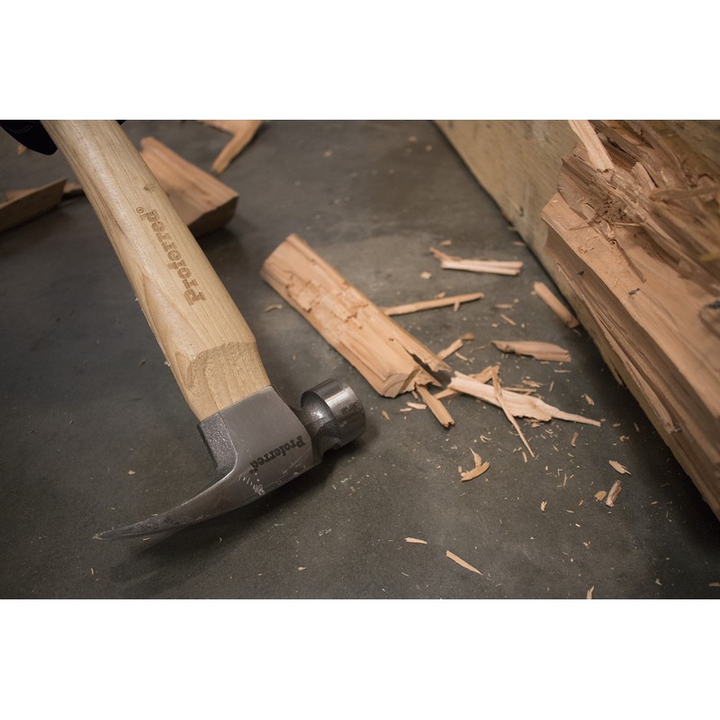 Proferred California Framing Hammer, 21 oz. Rip Claw, Milled Face,