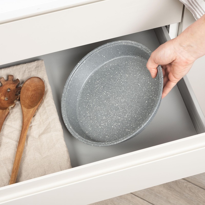 Salter BW02777G Marble Collection Carbon Steel Non Stick Round Baking