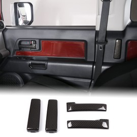 Aunginsy Inner Front Rear Door Handle Protective Trim Cover Compatible with Toyota FJ Cruiser 2007-2024 Car Inner Door Handles Cover Interior Door Handles Protector Trim Decoration Covers Accessories
