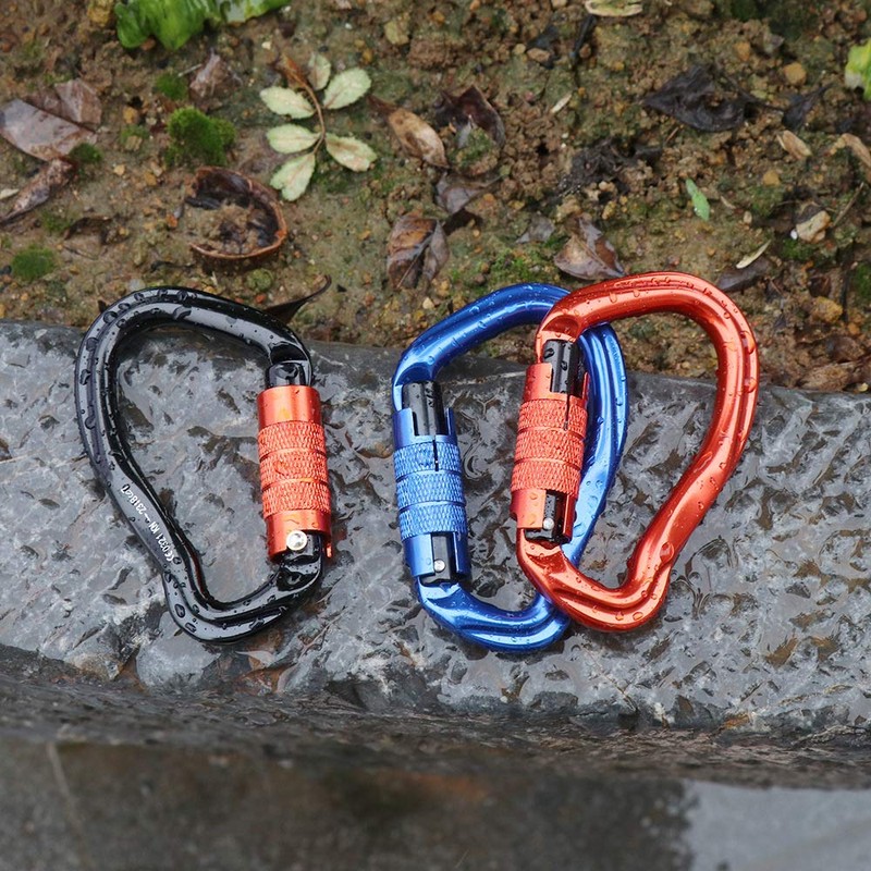 Carabiner, New Version Locking Carabiner, 61.3 lbs (23 - 45