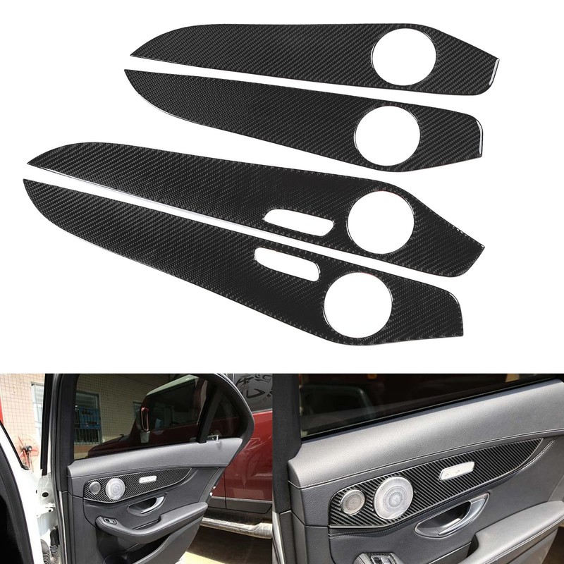 Car Interior Trim Cover, Perfect Fit, Rear Speaker Decorative Cover,