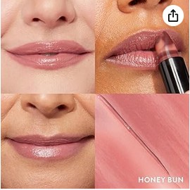 LAURA GELLER NEW YORK Italian Marble Sheer Lipstick - Honey Bun - Hydrating & Lightweight - Vitamin E & Caster Seed Oil - Cream Finish