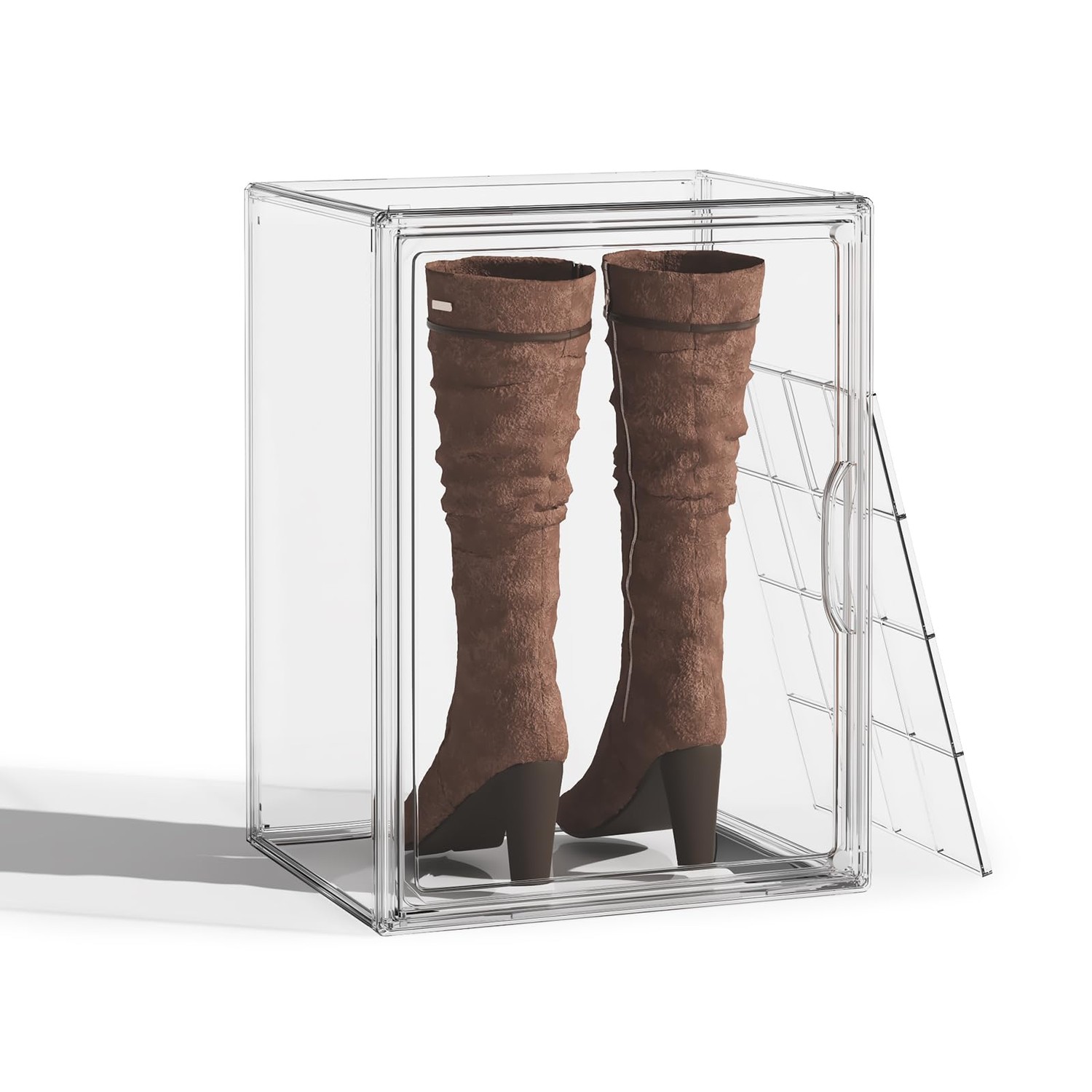 MSHOMELY Boot Storage Organizer Tall Boots Boxes for Closet Clear ...