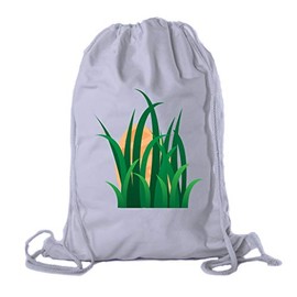 Easter Basket Backpack Bulk Cotton Drawstring Cinch Bags Easter Bunny Gift Bags - No Peaking - Steel CA2725EasterDTG S6