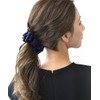 VINGTAINE H-90 Ribbon Banana Clip Hair Clip, Navy