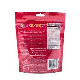 Zollipops The Clean Teeth Pops, Anti Cavity Lollipops, RASPBERRY (3.1 oz)