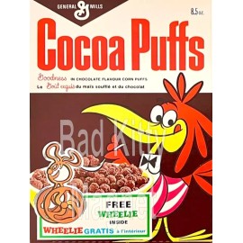 Cocoa Puffs Vintage Cereal Box High Quality Metal Fridge Magnet 3x4 7575