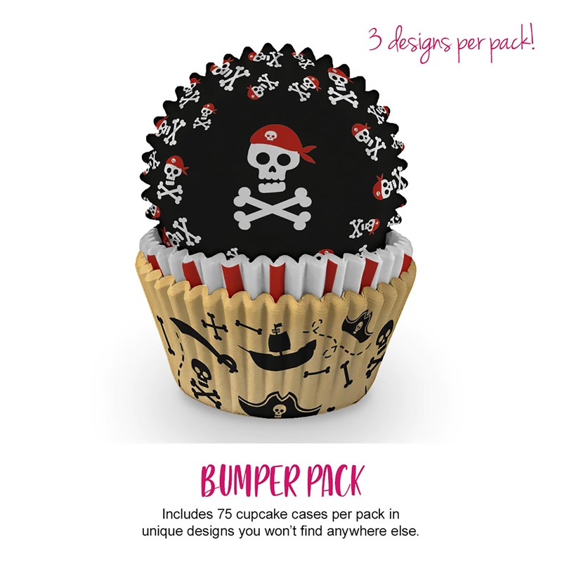 Anniversary House Cupcake Cases, 75 Pieces, Greaseproof Paper Baking Cups,