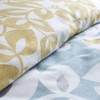Catherine Lansfield Inga Leaf Reversible Single Duvet Cover Set with