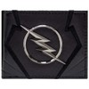 The Flash Zoom Emblem Jay Garrick Metal Bolt Emblem Wallet