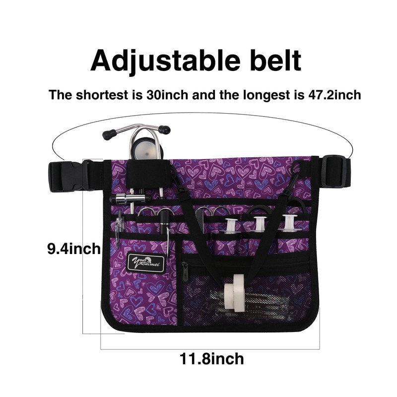 YOURUIMEI Nurse Belt Organizer Pouch - Medical Tool Bag Kit