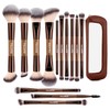 MAANGE Set Profesional de 13 Brochas para Maquillaje Doble Punta