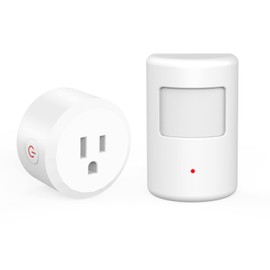 SEHOMY 4 Pack Motion Sensor Switch for Bathroom with Plug, PIR Infrared Indoor Motion Activated Detecor Switch Bedroom No Pair Required, Works with lamp exhaus, Motion Detection Sensor Switch lamp