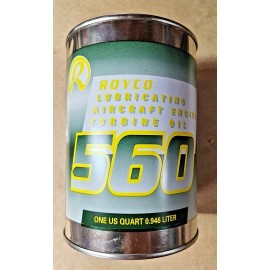 Royco 560 Lubricating Aircraft Engine Turbine Oil 2016
