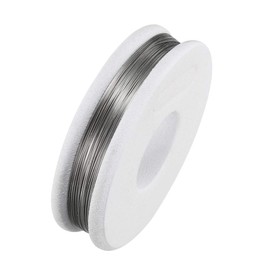 sourcing map Resistance Wire 0.2 mm 32AWG Super Fine Heating Wire FeCrAl 20 m Length