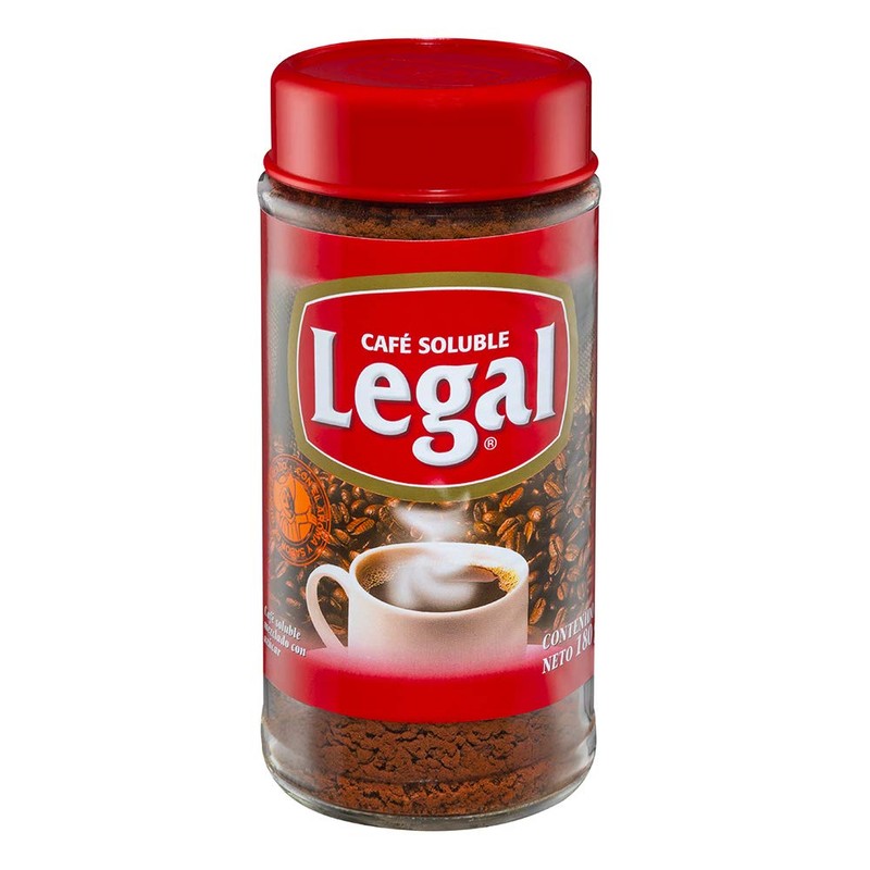 Legal Legal Regular De 180 Gr., Café, 180 gramos
