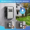 Key Safe with Number Code, Wall Mounted Key Box, Key