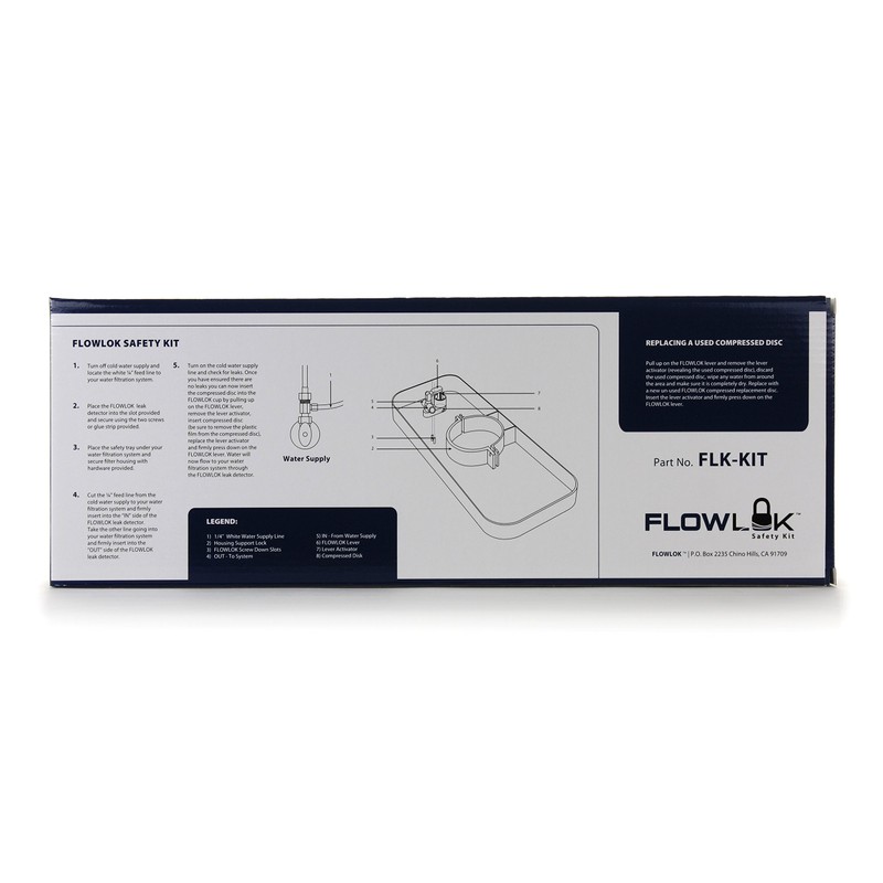 Hydronix FLK-Kit Undersink RO Reverse Osmosis Filtration System Water Leak