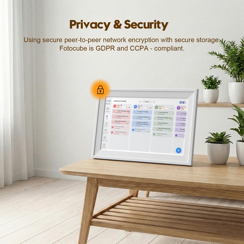 Mitoart 10.1 Inch Digital Calendar with IPS Touch Screen -