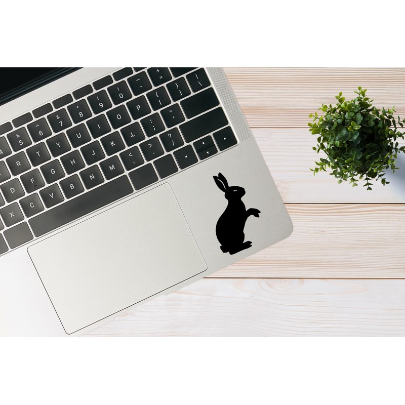 11 x Cute Bunny Rabbit Silhouette Waterproof Sticker Pack -