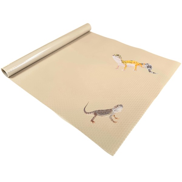 REPTILE LINERS Tank Liner, 17.7" x 59", Reptile Terrarium Substrate