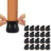 20 Pcs Chair Leg Floor Protectors Silicone Anti Slip Abrasion