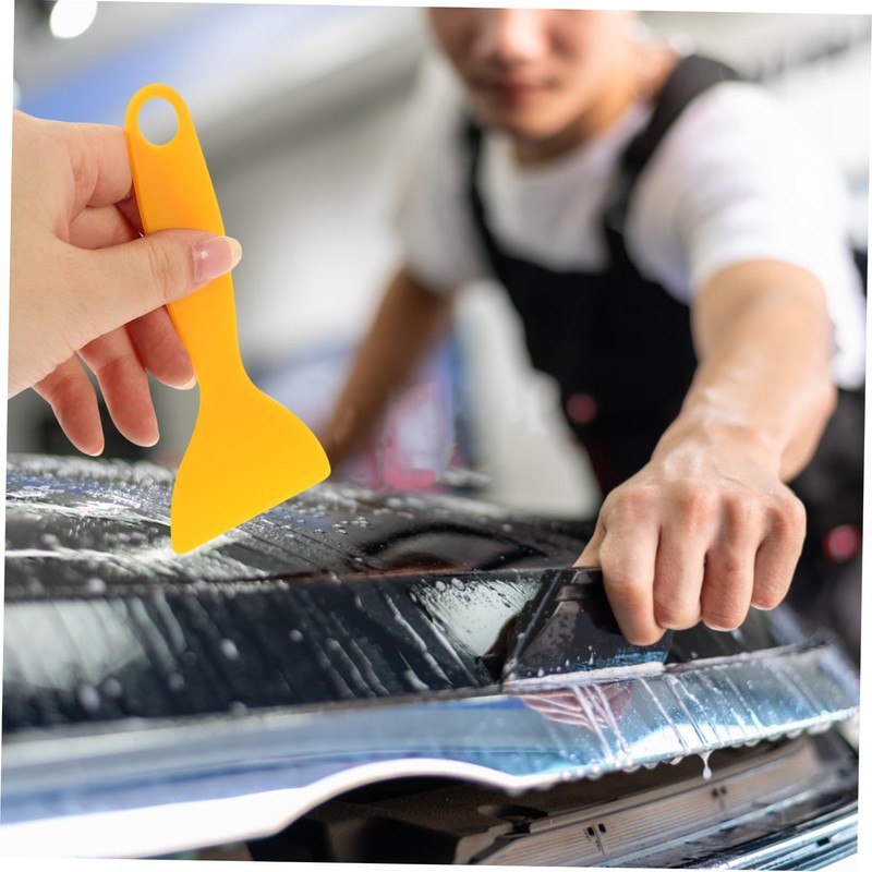 iplusmile Car Tint Application Kit 25pcs Yellow Scraper Tool Car