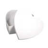 Rayher 67293102 Papier-Mâché Box Heart, FSC Rec.100%, Diameter 30 cm,