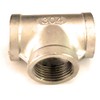 MaestrodAcqua Stainless Steel 304 Pipe Fitting Equal Tee 3/4" Female