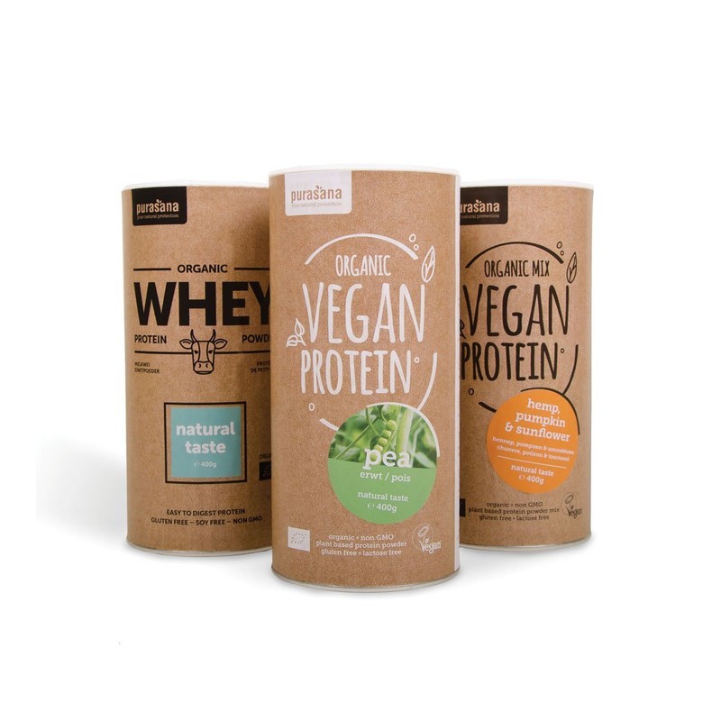 Veganer Proteinmix Kürbis-Sonnenblumen-Hanfprotein