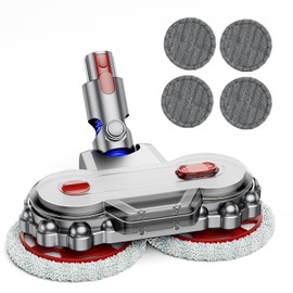 MYUAKO Mop Head for V7/V8/V10/V11/V12/V15 Vacuum Cleaners, Electric Floor Mop with Removable Water Tank, Wet Mop Head Attachment for Stick Vacuum