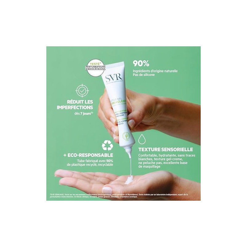 SVR Sebiaclear Mat+Pores Crema Seborreguladora Mate Sebiaclear 40 ml