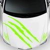 2Pcs Car Hood Cover Sticker Claw Mark Style Universal Engine