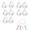 50Pcs Acrylic Embroidery Floss Organizer Set with Hinged Ring –