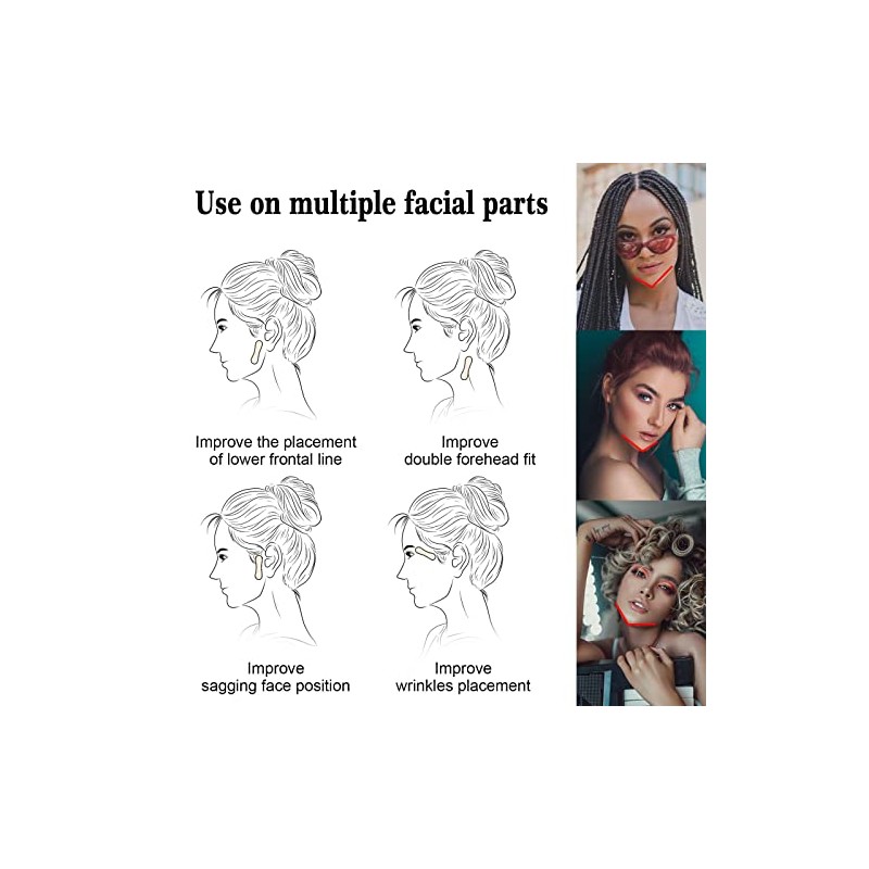 Kit Invisible De Levantamiento De Cinta Facial De 100 Piezas