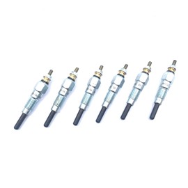 ZDTOPA 6PCS PN-124 23V 24V Glow Plug 11065-T8201 11065-T8203 Compatible for Nissan Patrol MQ SD33 SD33T 24VOLT 80-87 Aftermarket Replacement Parts