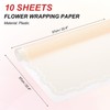 PATIKIL Gift Bouquet Wrapping Paper, 10 Sheet Waterproof Flower Wrapping