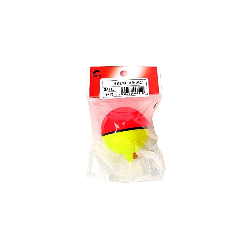 TAKAMIYA Uki Fluorescent Ball Florescent Red No. 15