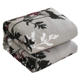 Strafford Park Elegant7 Piece Comforter Bedding Set, Decorative, Purple, California King