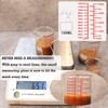High Borosilicate Glass Measuring Cup-V-Shaped Spout,120ml(4OZ) Glass Measuring Beaker for