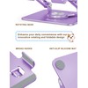 Aoviho Tablet Stand 360° Rotating Aluminum Holder - Adjustable, Portable