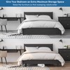 DEDU Bed Risers with Adjustable Screw Clamp, Couch Risers 3