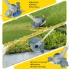 YEXLXLN 6000mAh Electric Weed Wacker Cordless, Battery Powered Weed Eater