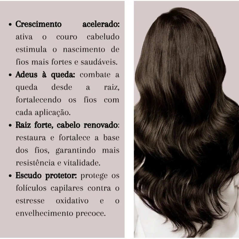 Suero Vital Vello Ybera Paris Crecimiento Capilar 90ml