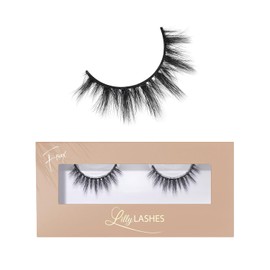 Lilly Lashes Everyday Miami Pestañas Naturales - Pestañas Naturales de Visón Sintético, Pestañas Postizas Uso Diario, Pestañas de Ojo de Gato, Pestañas Individuales Reutilizables hasta 20x, Sin Pegamento Incluido 1 Recuento (Paquete de 1) Negro